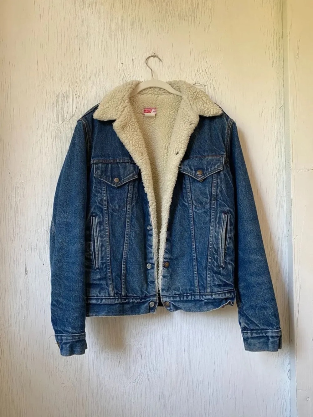 LEVI'S 70's vintage orange tab shearling jacket